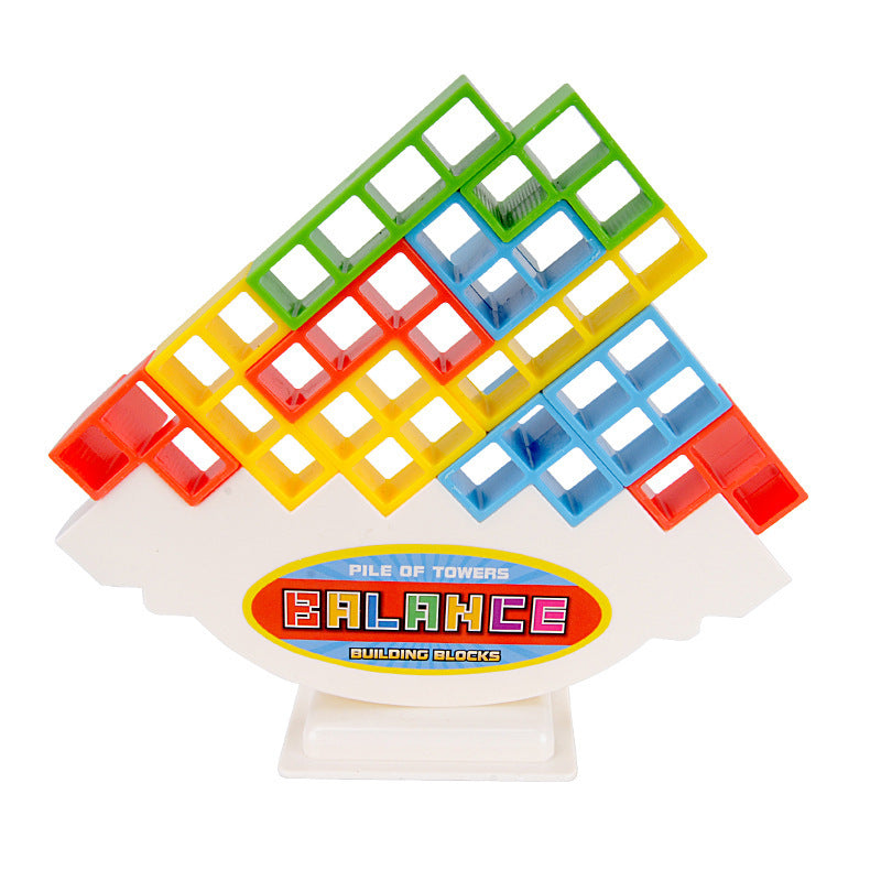 Children Balance Building Puzzle Assembling Blocks Stacking Game