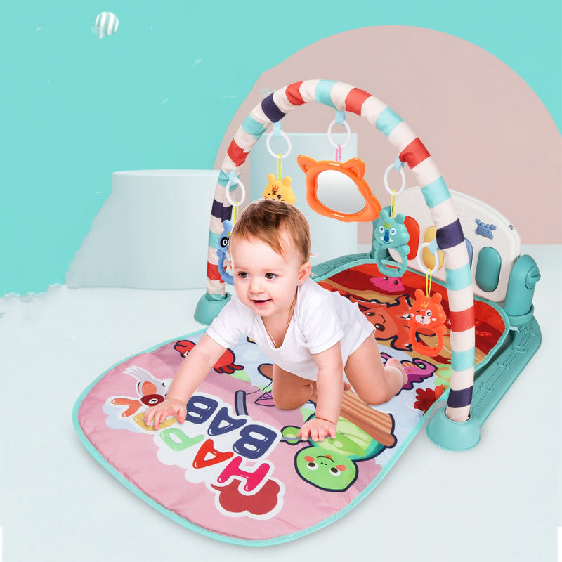 Infant Baby Pedals Fitness Rack Piano Toy