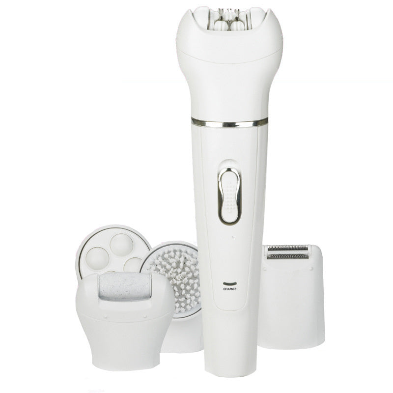 Massager 5 in 1 Multi-Functional Portable Face and Body Skin Care Electric Massager Scrubber with Facial Latex Brush