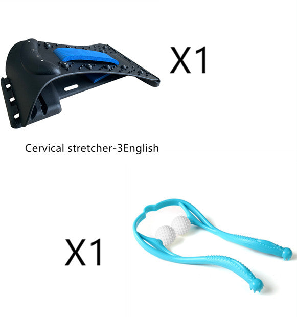 Memory Neck Cervical Chiropractic Traction Device Pillow for Pain Relief Stretcher Relaxer