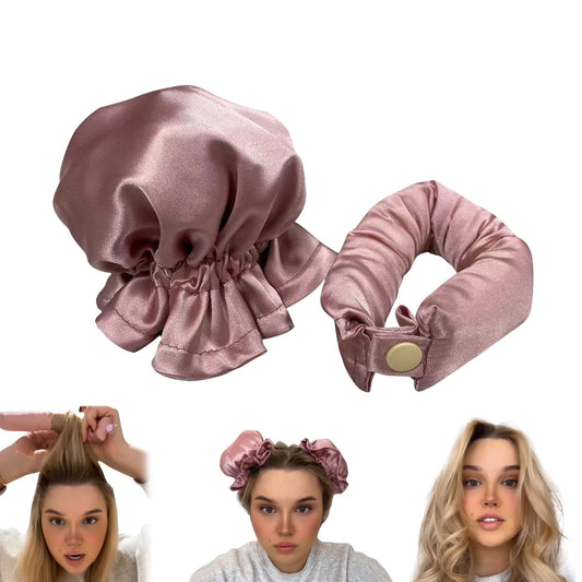 Women Hair Heatless Curl Stick with Cloth Cover Hair Curler Headband Hair Rollers Wave Form Curling Rod Hair Style Tools Gadgets