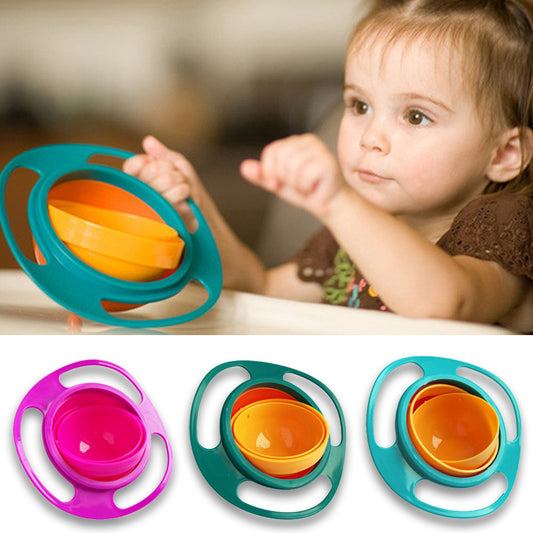 Children 360 Rotate Universal Spill-proof Bowl Dishes