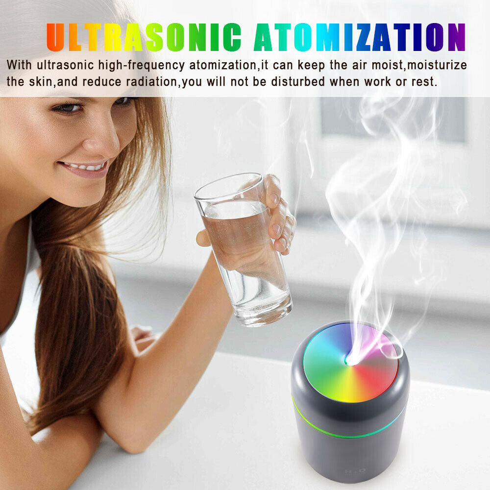 Humidifier Aromatherapy Essential Oil Diffuser Ultrasonic Air LED