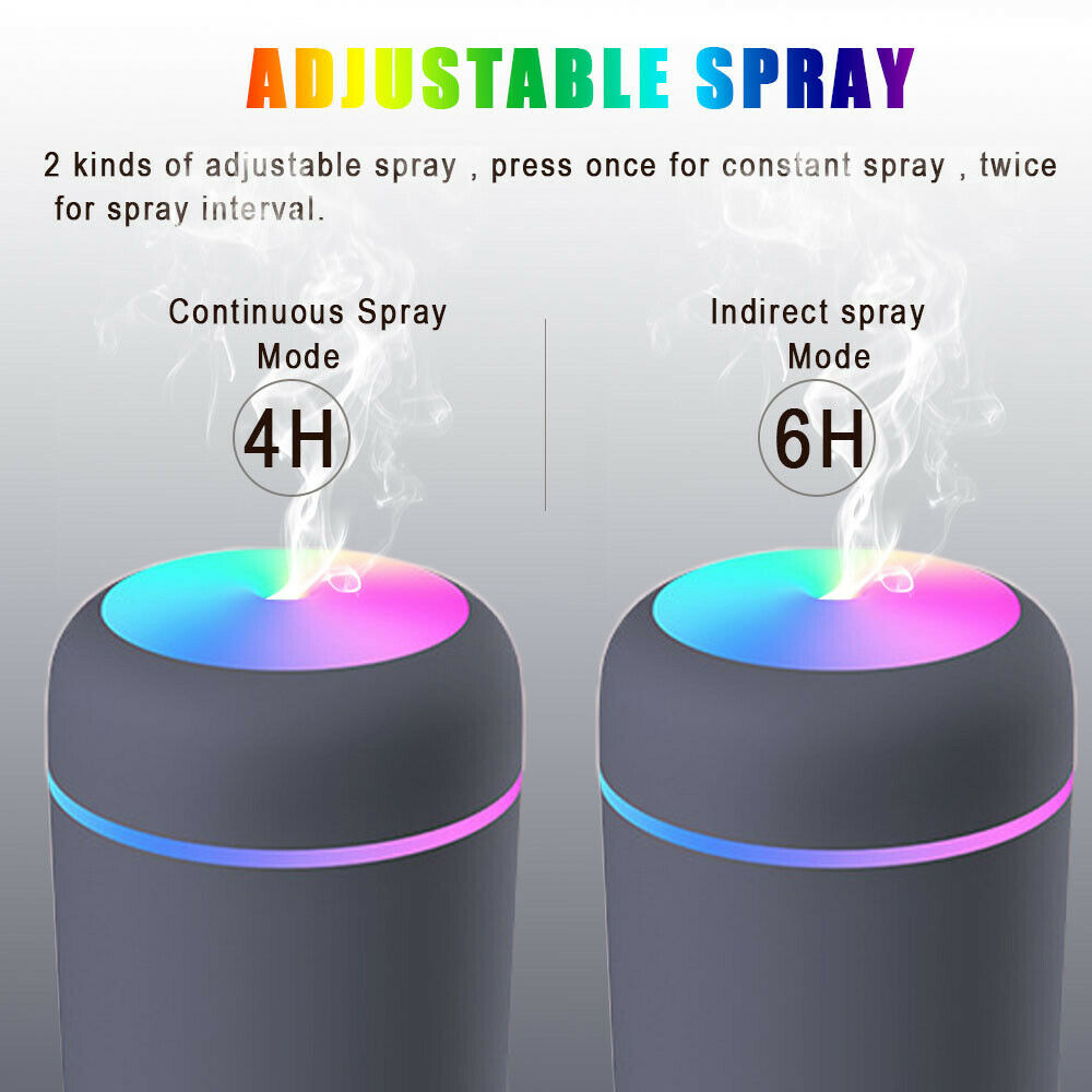 Humidifier Aromatherapy Essential Oil Diffuser Ultrasonic Air LED