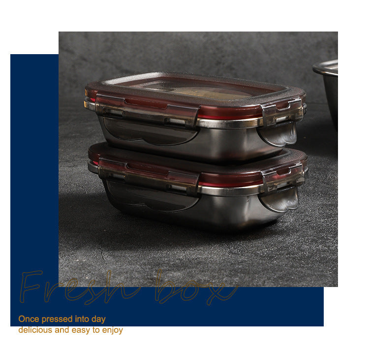 Stainless Steel Korean Food Storage Box