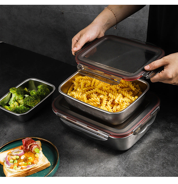 Stainless Steel Korean Food Storage Box