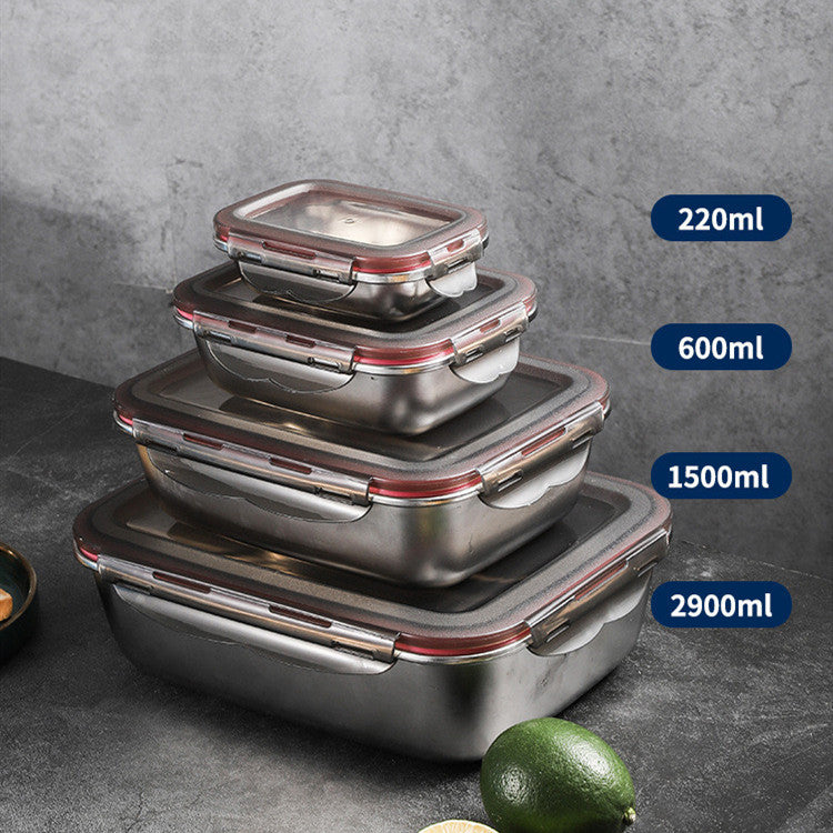 Stainless Steel Korean Food Storage Box