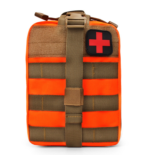 Camping or Vehicle Tactical First Aid Emergency Travel Kit Waterproof Rescue Pouch