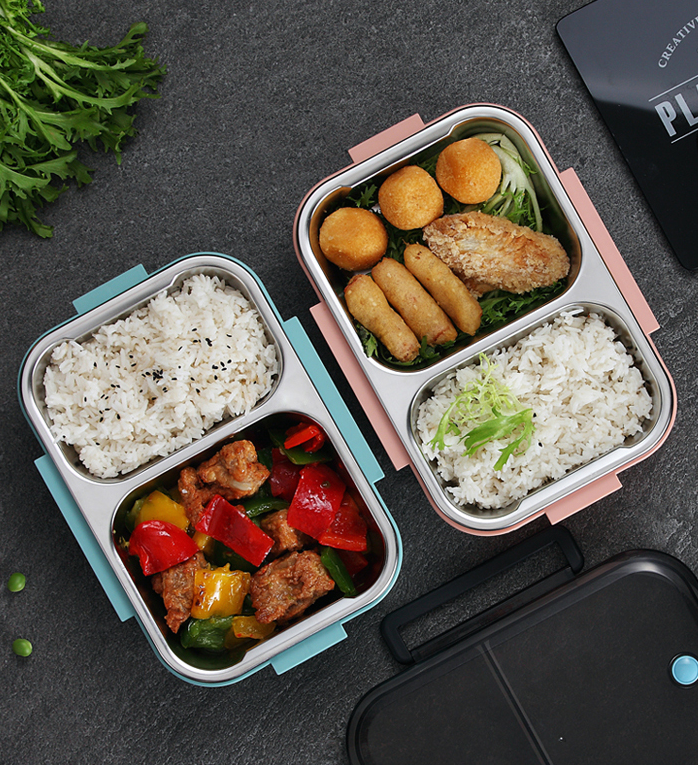 Stainless Steel Insulated Lunch Box for Home Office School