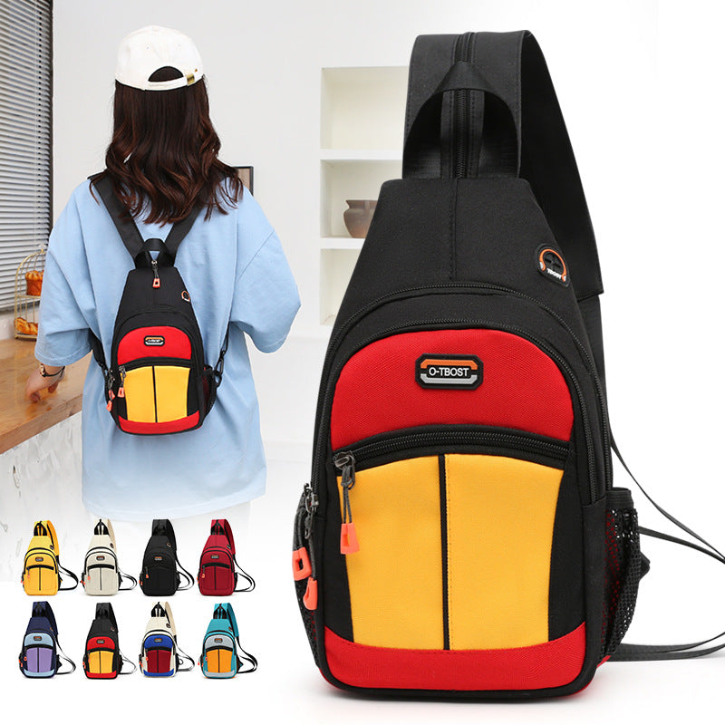 Women's Athletic Sport Bag Multifunctional Backpack Shoulder Bag with USB Design