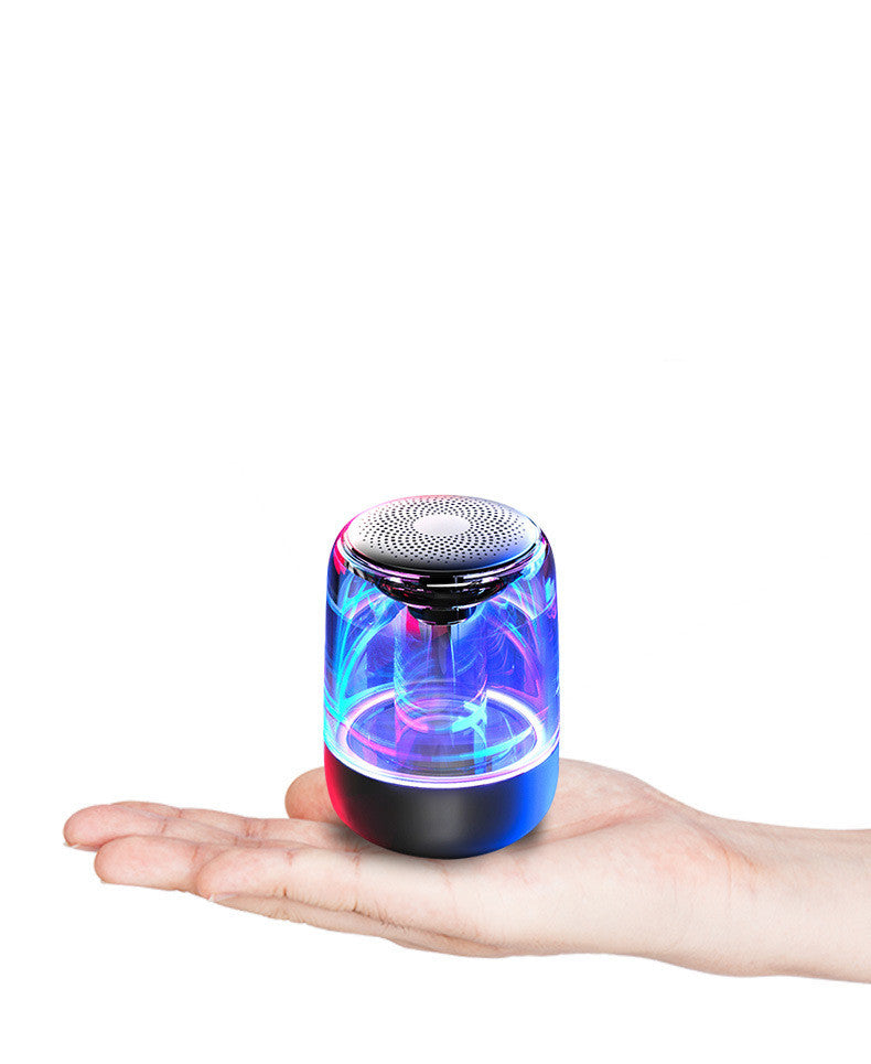 Speaker Wireless Bluetooth Fancy Glass Subwoofer Speaker