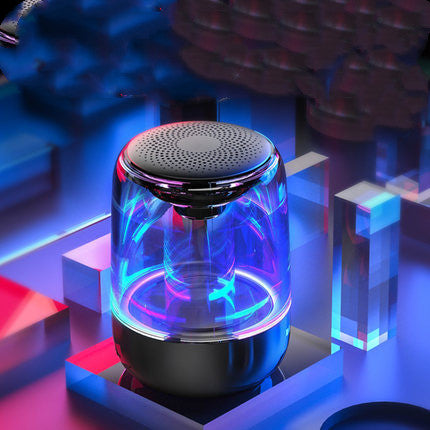 Speaker Wireless Bluetooth Fancy Glass Subwoofer Speaker