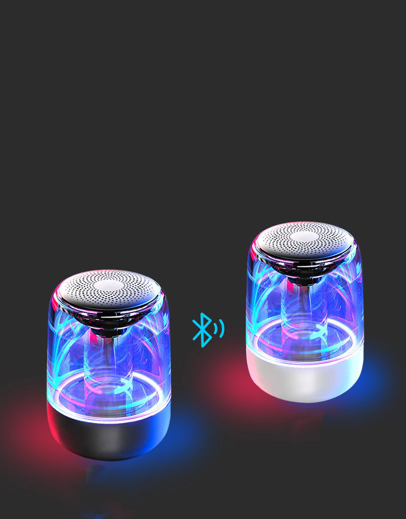 Speaker Wireless Bluetooth Fancy Glass Subwoofer Speaker