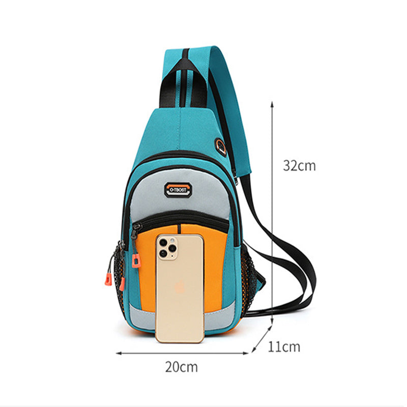 Women's Athletic Sport Bag Multifunctional Backpack Shoulder Bag with USB Design